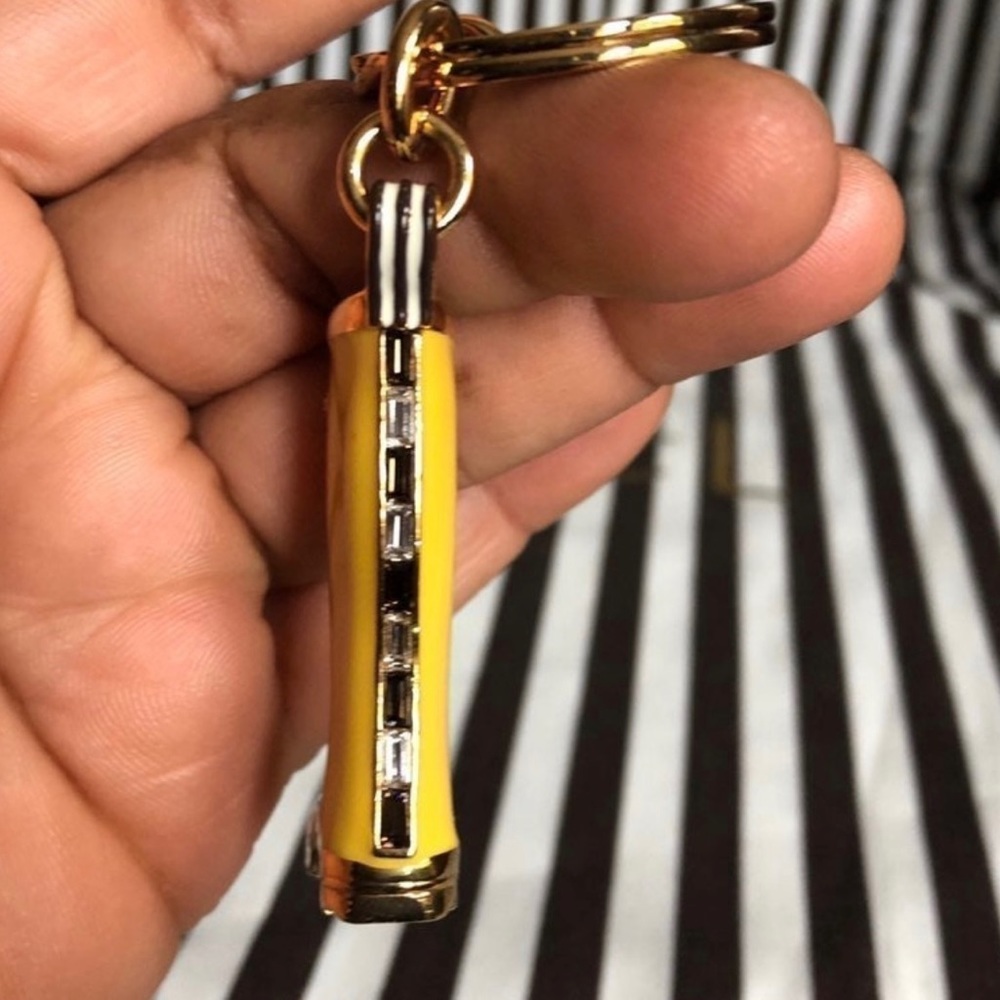 Henri Bendel Rain Boot Vintage Keychain Bag-Charm - Picture 11 of 13
